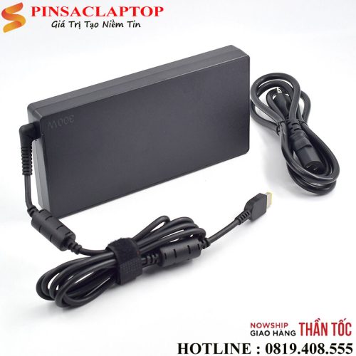 Adapter Sac Adapter Dung cho Laptop Lenovo 300W Chan USB Vang