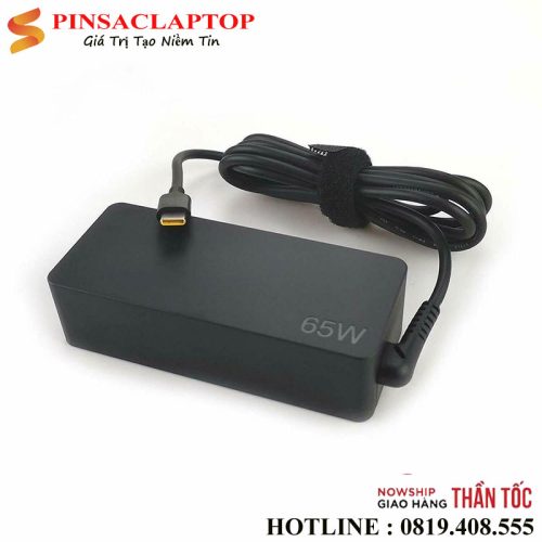 Sạc Laptop Lenovo 20V 3.25A 65W Chân USB Type C 2 Adapter Sac Laptop Lenovo Type C 65W Chu Nhat