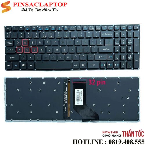 Ban Phim Laptop Acer PH315 51