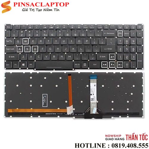 Ban phim Keyboard laptop acer AN517 54