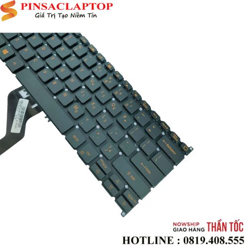 Ban phim Laptop Acer SF514 52 Co Led