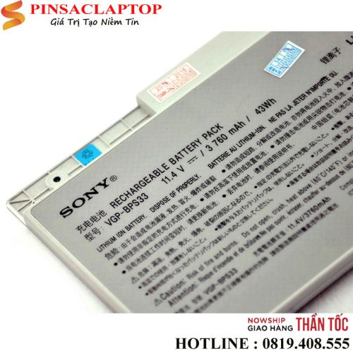 Battery Pin Sony Vaio BPS33