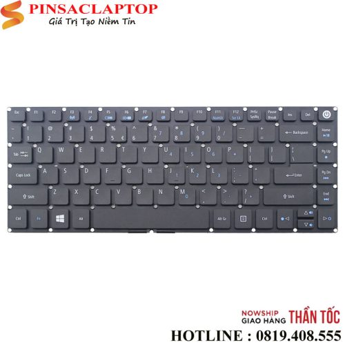 Keyboard Ban phim Laptop acer A314 33