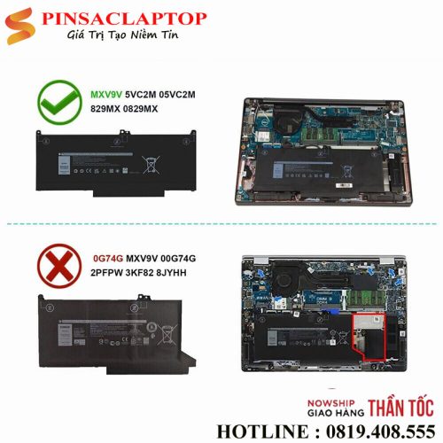 Pin Battery Dell MXV9V Zin