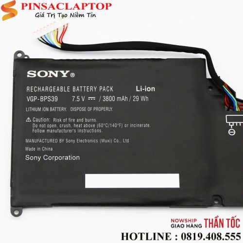 Pin Battery Sony Vaio BPS39