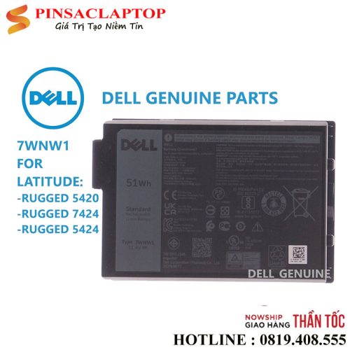Pin Battery dung cho Laptop Dell Latitude Rugged 5420 7WNW1