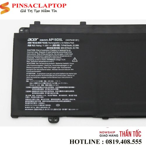 Pin Laptop Acer AP15O5