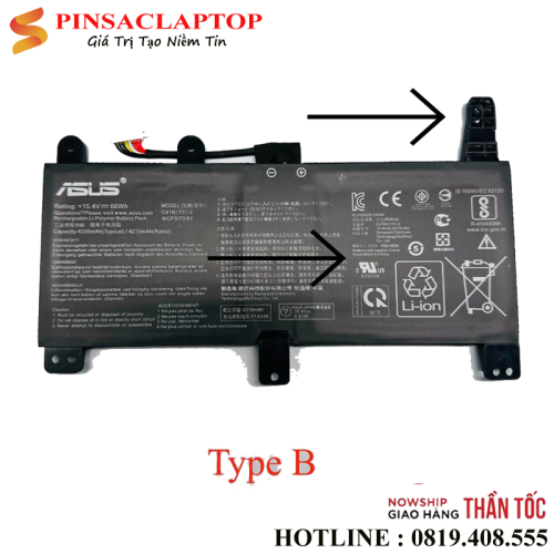 Pin Laptop Asus C41N1731 2