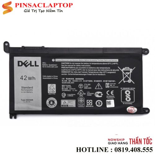 Pin Laptop Dell Inspiron 13 5000 WDXOR 13 5368 5378 5379