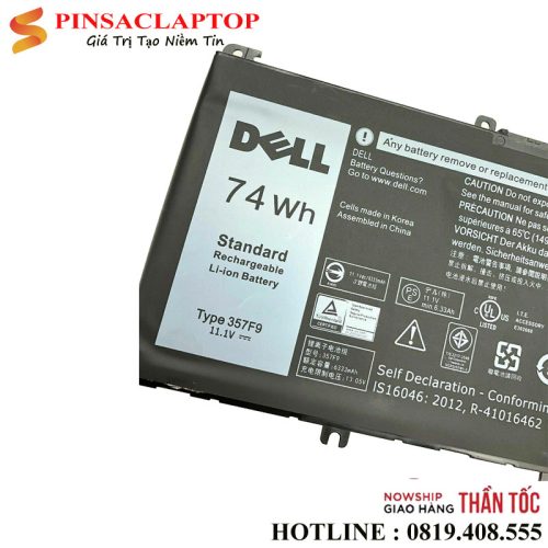 Pin Laptop Dell Inspiron 15 7000 5576 5577 7557 7559 357F9