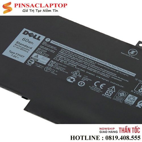 Pin Laptop Dell Latitude 12 13 14 E7280 E7480 7480 7390 7490 7380 F3YGT