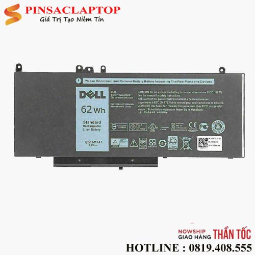 Pin Laptop Dell Latitude E5470 E5570 7V69Y R9XM9 TXF9M 6MT4T 62Wh 8 Pin Laptop Dell Latitude E5470 E5570 6MT4T