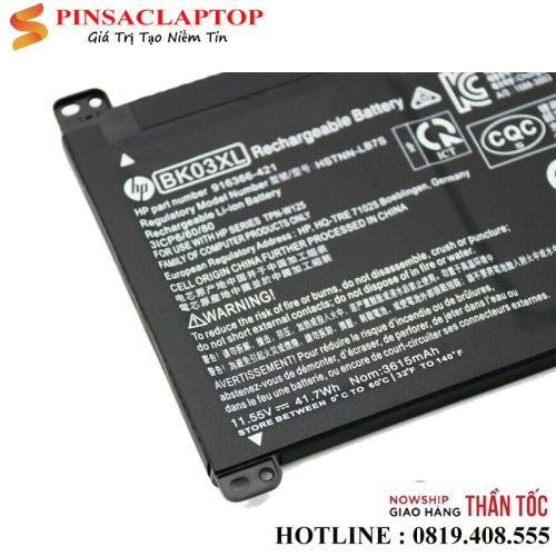 Pin Laptop HP BK03XL