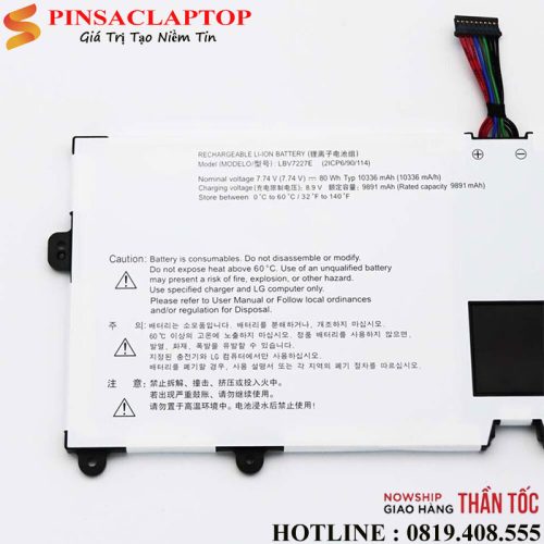 Pin Laptop LG LBV7227E 80Wh