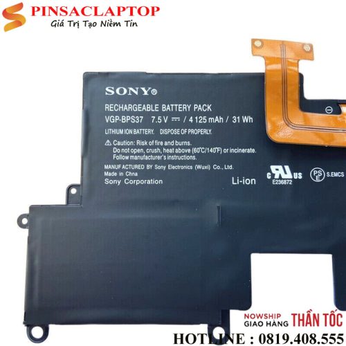 Pin Laptop Sony Vaio VGP-BPS37 2 Pin battery Sony Vaio BPS37