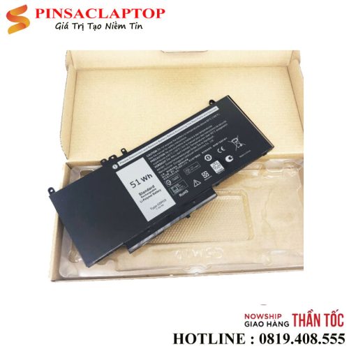 Pin Laptop Dell Latitude 3160 E5250 E5450 E5550 G5M10 51Wh 5 Pin dell Latitude E5470 51Wh