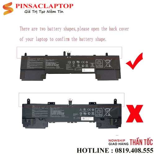 Pin laptop asus C42N1839 TypeB