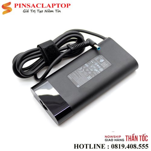 Sạc Laptop HP ZBook Studio G3 G4 G5 150W Oval Chân Kim Nhỏ 2 Sac Adapter HP 150W Chan kim xanh Oval