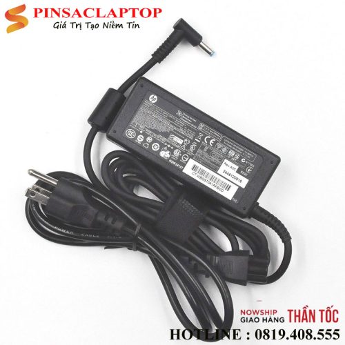 Sac Adapter Laptop HP 65W Chan kim Xanh