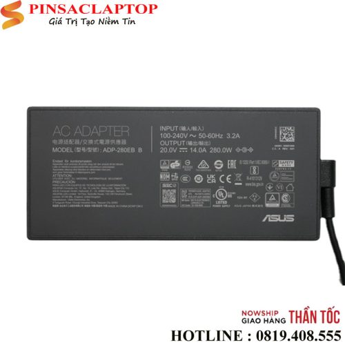 Sac Laptop Asus 20V 14A 280W Zin