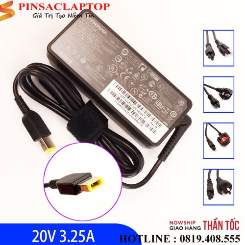 Sac Lenovo 65W Chan USB Vang