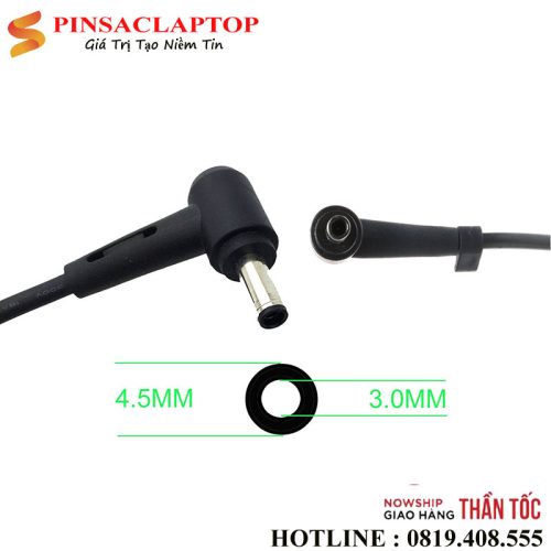 Sac laptop Asus 65W Vuong Chan kim nho